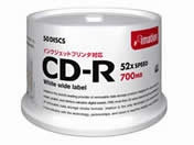 C[V CD-R 52{Ή 700MB 50 CDR80PWBX50S