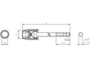 ibN/jo[ThCo[\Pbg 6.35~Ε8mm~100L/3BU0810