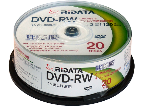 RiDATA CPRMΉ^pDVD-RW 2X 20Xsh