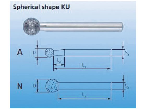 PFERD CBNC^[io[ 3mm 120 na2.0mm BKU-A2.0-259023