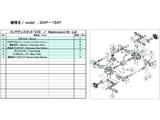 ULVAC DOP-150TpeiXLbg DOP-150T MAINTENANCEKIT